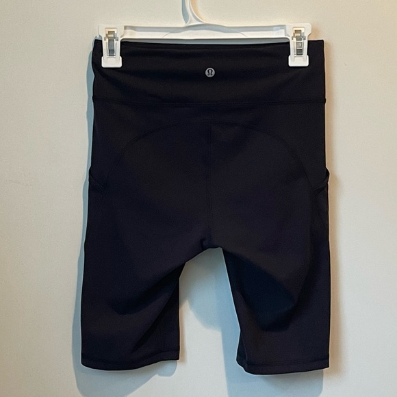 lululemon athletica Pants - Lululemon invigorate high-rise 10" length supportive black athletic shorts; 6